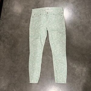 7 for all mankind printed ankle stretch jeans